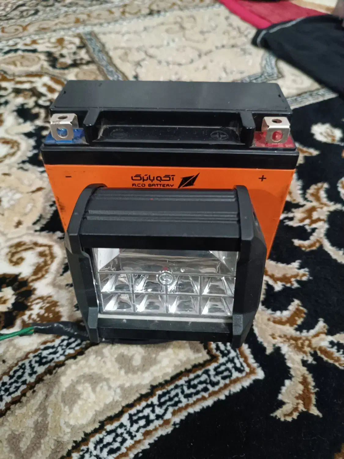 چراغ بلوچی و باطری 7آمپر|قطعات یدکی و لوازم جانبی|جوانرود, |دیوار