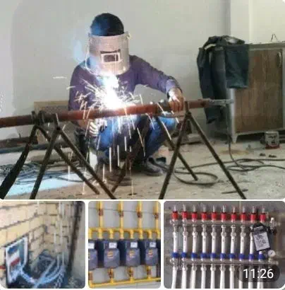 لوله کشی گاز آب، نصب شیرآلات آبگرمکن (بصورت فوری)|خدمات پیشه و مهارت|بروجرد, |دیوار