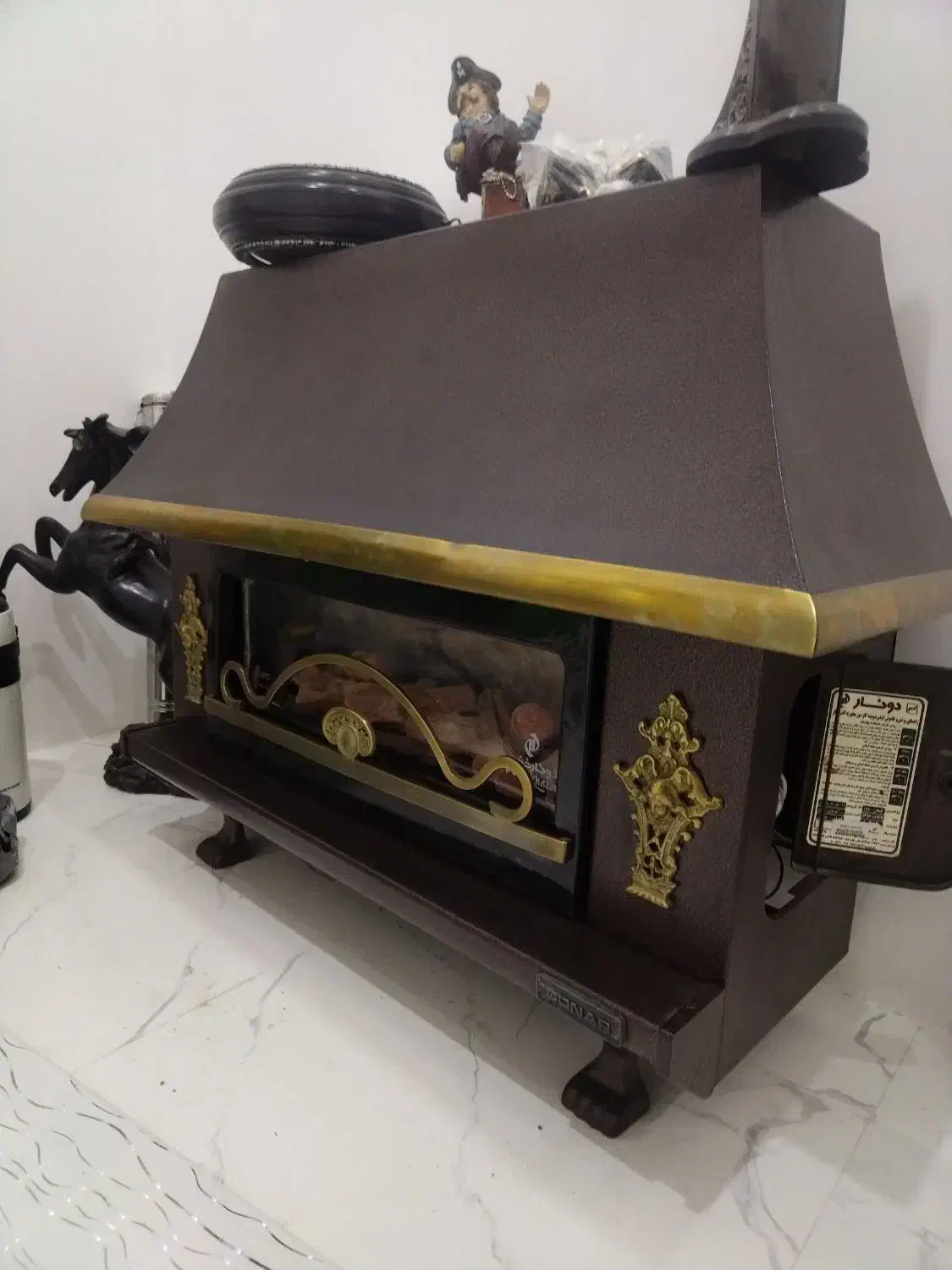 بخاری شومینه دونار اصلی|بخاری، هیتر، شومینه|اسلام‌شهر, شهرک سعیدیه|دیوار