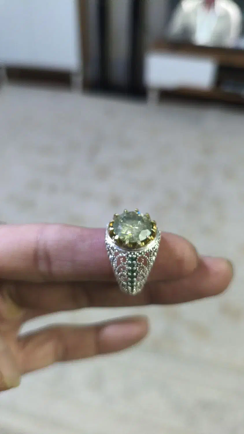 انگشتر موزونایت|بدلیجات|زاهدان, |دیوار