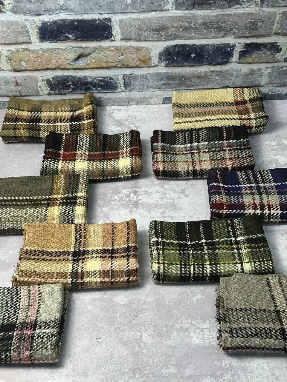 شال بافت چهارخونه|لباس|تایباد, |دیوار