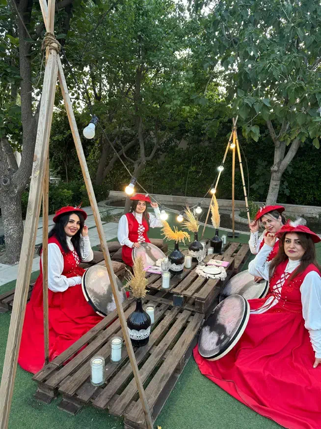 دف و دفنوازی و دف نوازان وبال فرشته وسنتور و ویولن|خدمات پذیرایی، مراسم|کرج, گوهردشت|دیوار