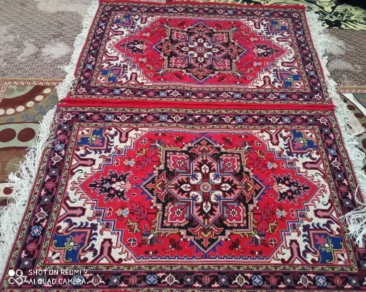 یک جفت فرش زرنیم هریس تاجری|فرش|تبریز, |دیوار