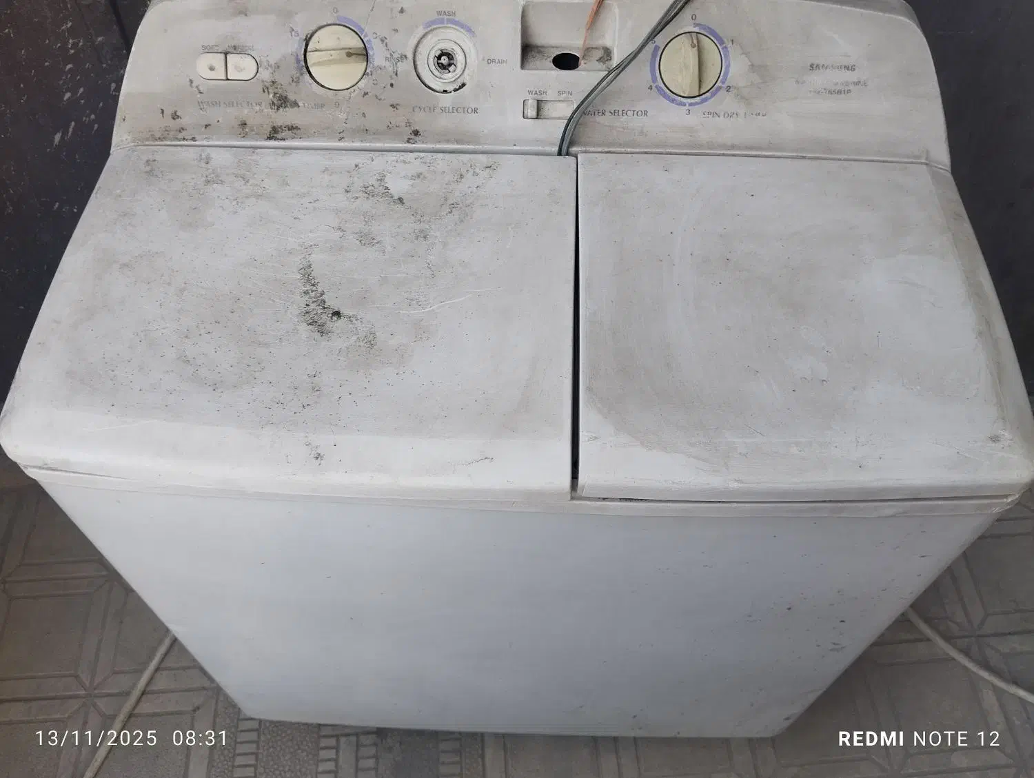 کهنه شور درحد نو سامسونگ|ماشین لباسشویی و خشککن لباس|کرمان, |دیوار