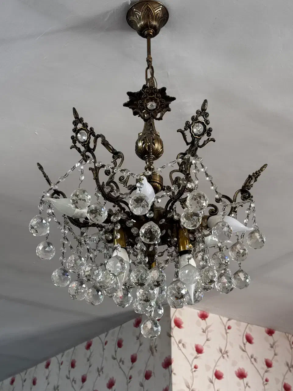 لوستر برنجی|لوستر و چراغ آویز|کرج, مصباح|دیوار