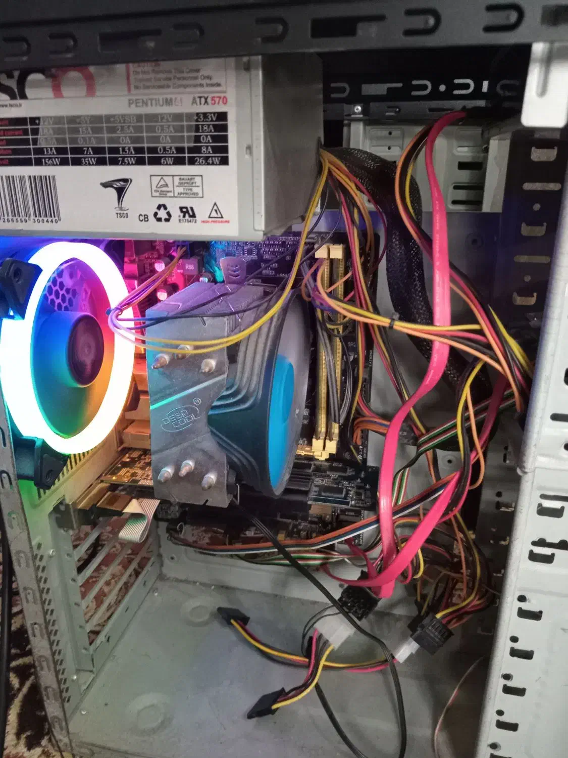 کامپیوتر میان رده گیمینگ و همراه کلی لوازم|رایانه رومیزی|پاکدشت, شهرک امام رضا|دیوار