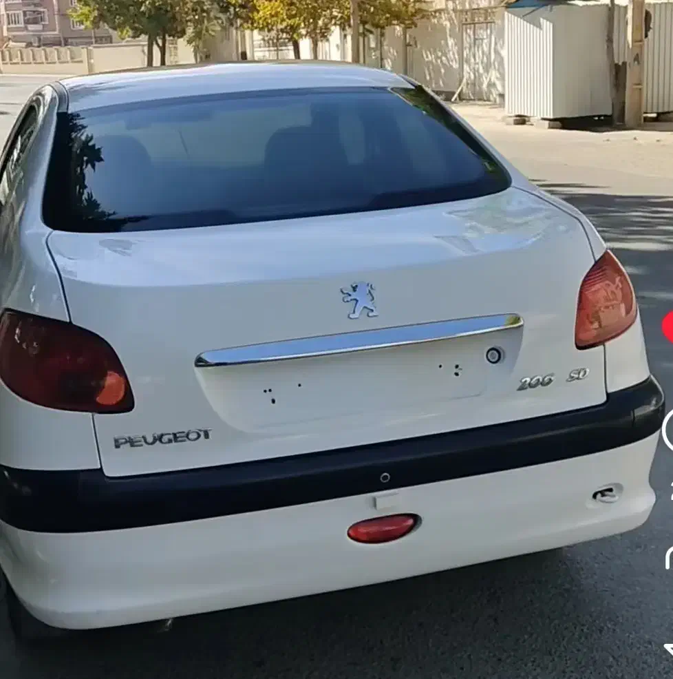 پژو 206جعبه دار v8مدل 1396|خودرو سواری و وانت|مهاباد (آذربایجان غربی), |دیوار