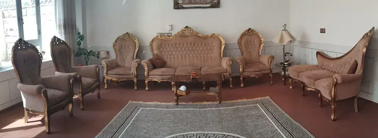 مبل ده نفره سلطنتی استیل|مبلمان خانگی و میز عسلی|قهدریجان, |دیوار