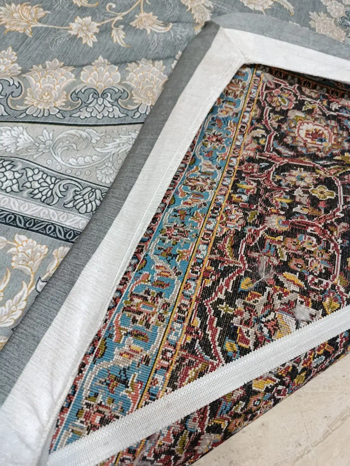 روفرشی کش‌دار جنس ترک فیکس روی فرش|روفرشی|تهران, کیانشهر|دیوار