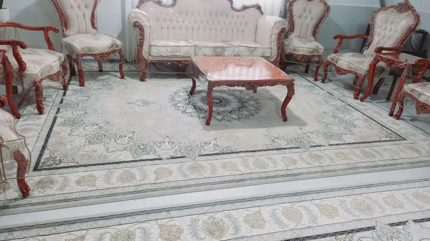 دو عدد فرش 12 متری نو|فرش|ساروق, |دیوار