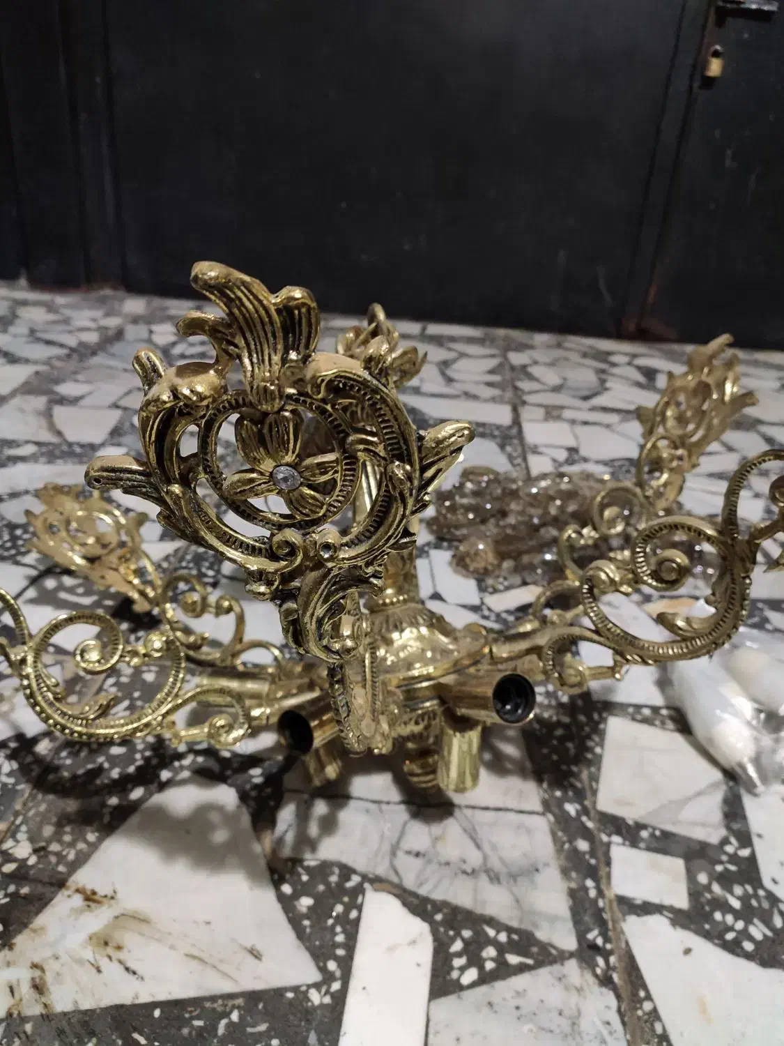 لوستر 10 شعله|لوستر و چراغ آویز|رشت, کوی حسینی|دیوار