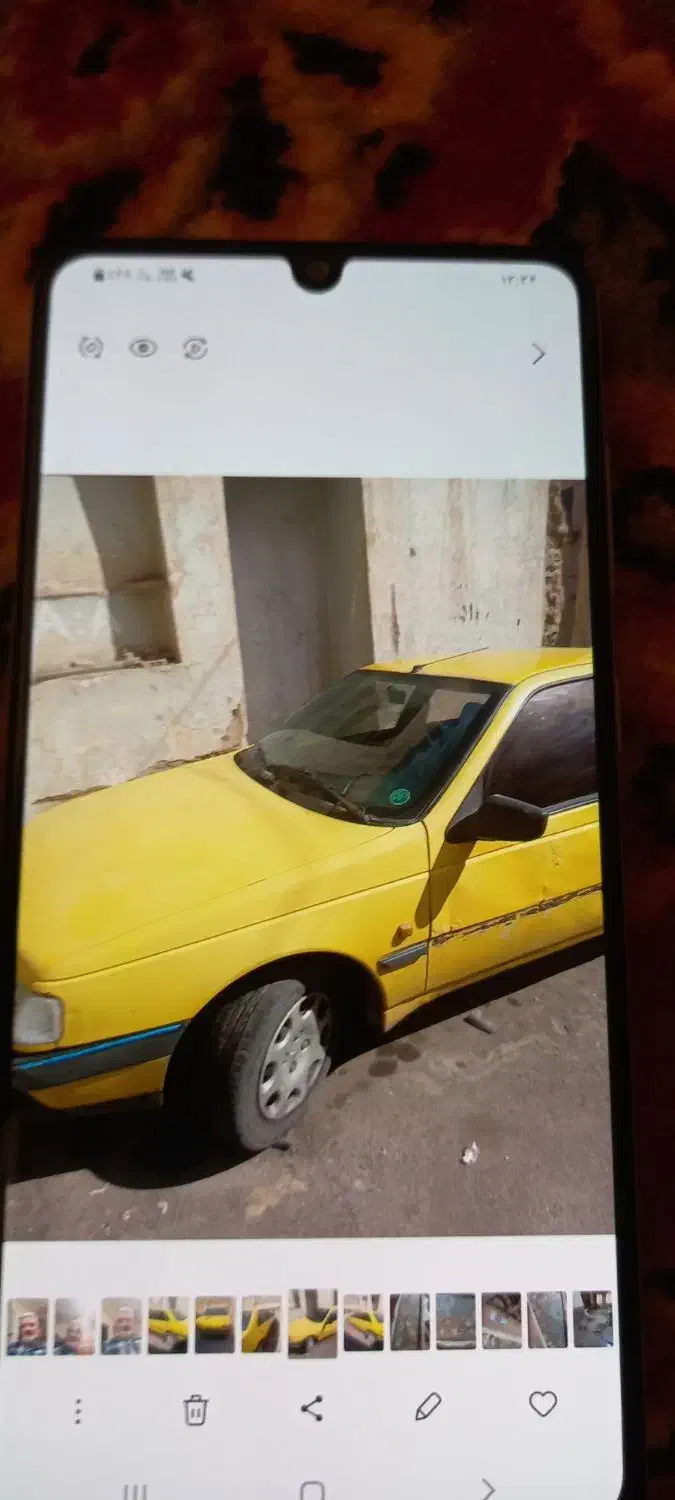 فروش تاکسی پلاک ع مدل ۸۹|خودرو سواری و وانت|کاشان, شهرک فرهنگیان|دیوار