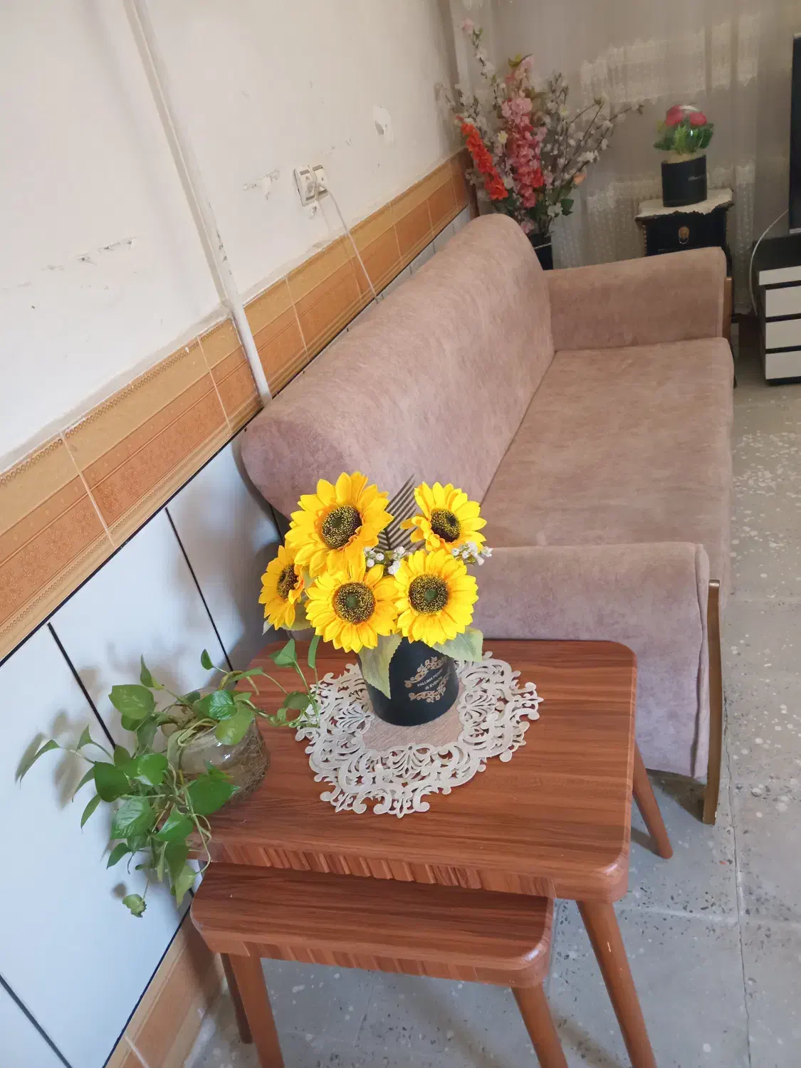 راحتی ۷نفره|مبلمان خانگی و میز عسلی|دورود, |دیوار