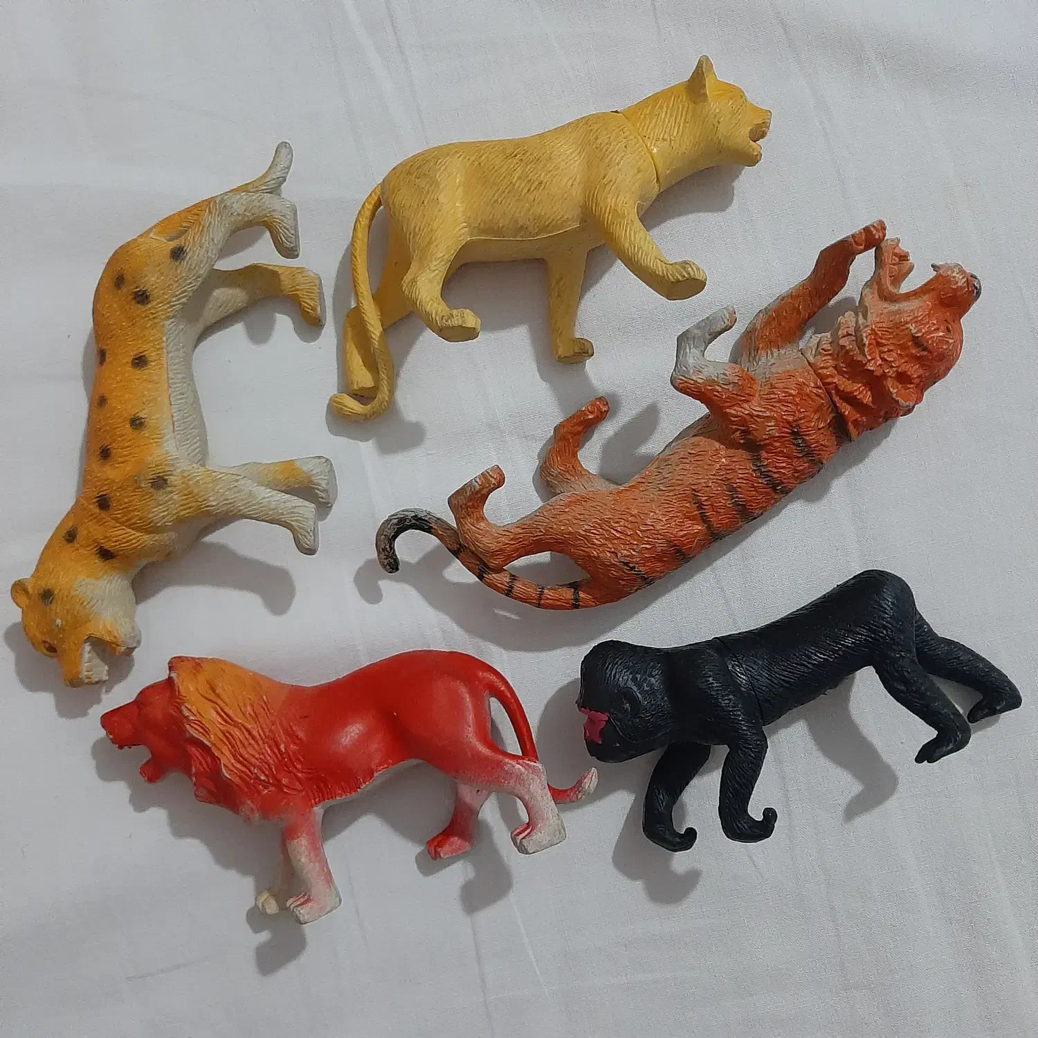 فیگور حیوانات ببر و پلنگ و شیر و میمون|اسباب‌‌بازی|تهران, سبلان (لشگر)|دیوار