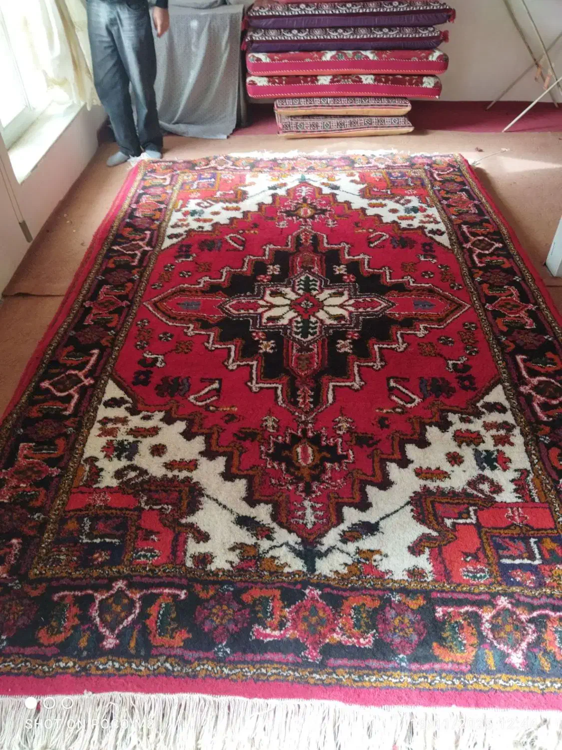 فرش دستباف  6متری   نقش هریس تاجری|فرش|تبریز, |دیوار