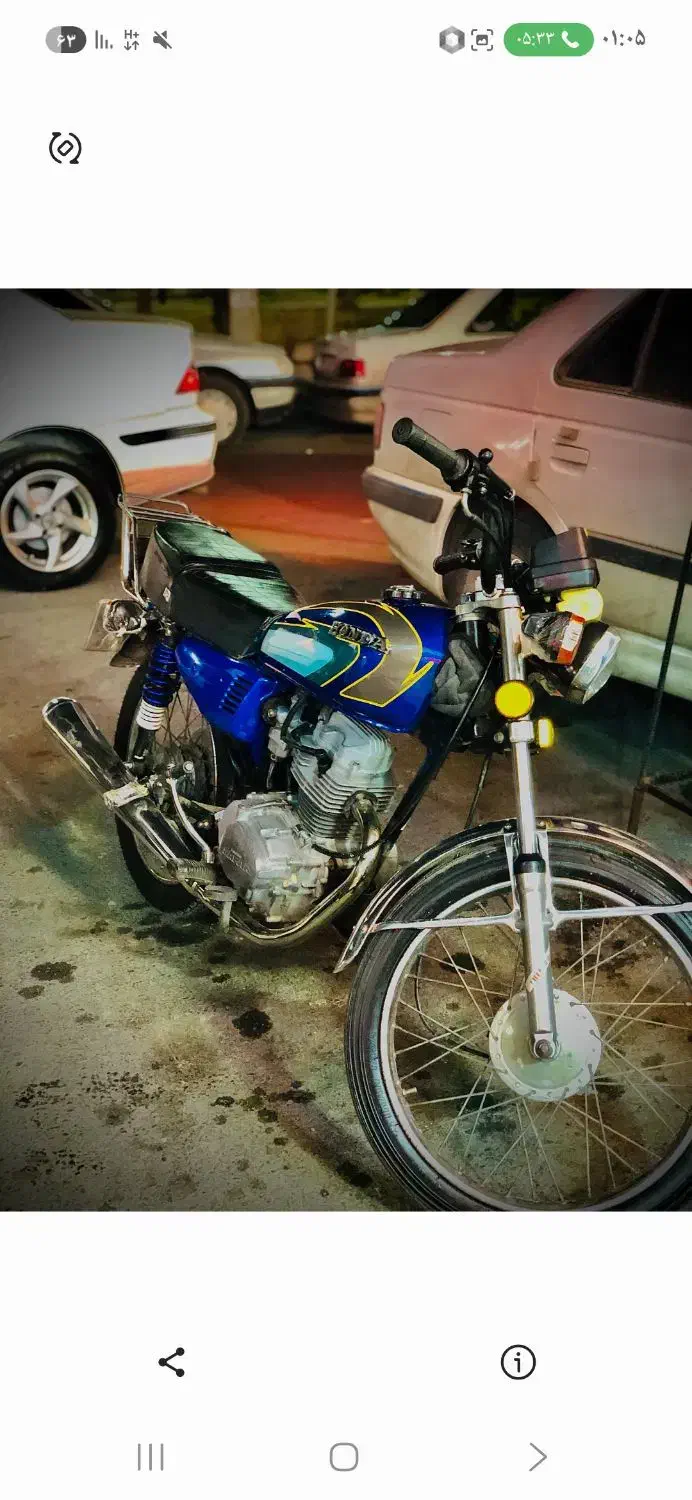 هندا ۱۲۵ مدل ۸۸|موتورسیکلت|اسلامشهر, مسکن مهر اسلاشهر (شهرک امام خمینی)|دیوار