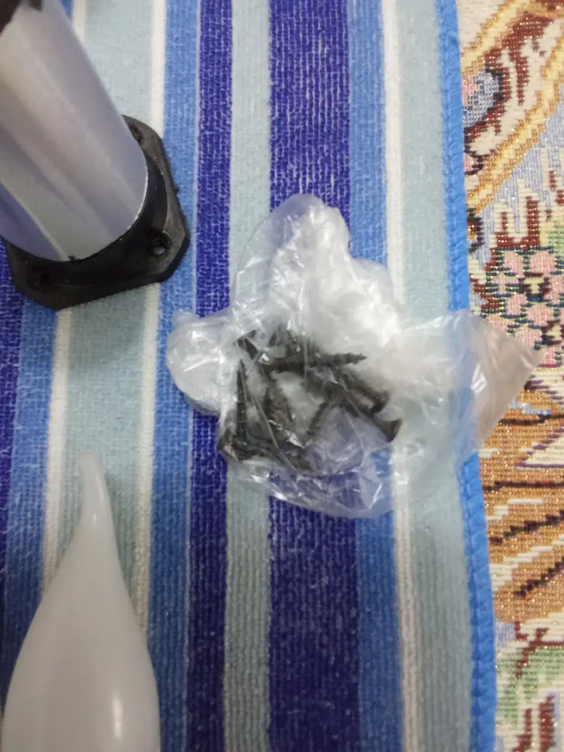 پایه کابینت فلزی و لامپ شمعی|لامپ و چراغ|اسلامآباد غرب, |دیوار