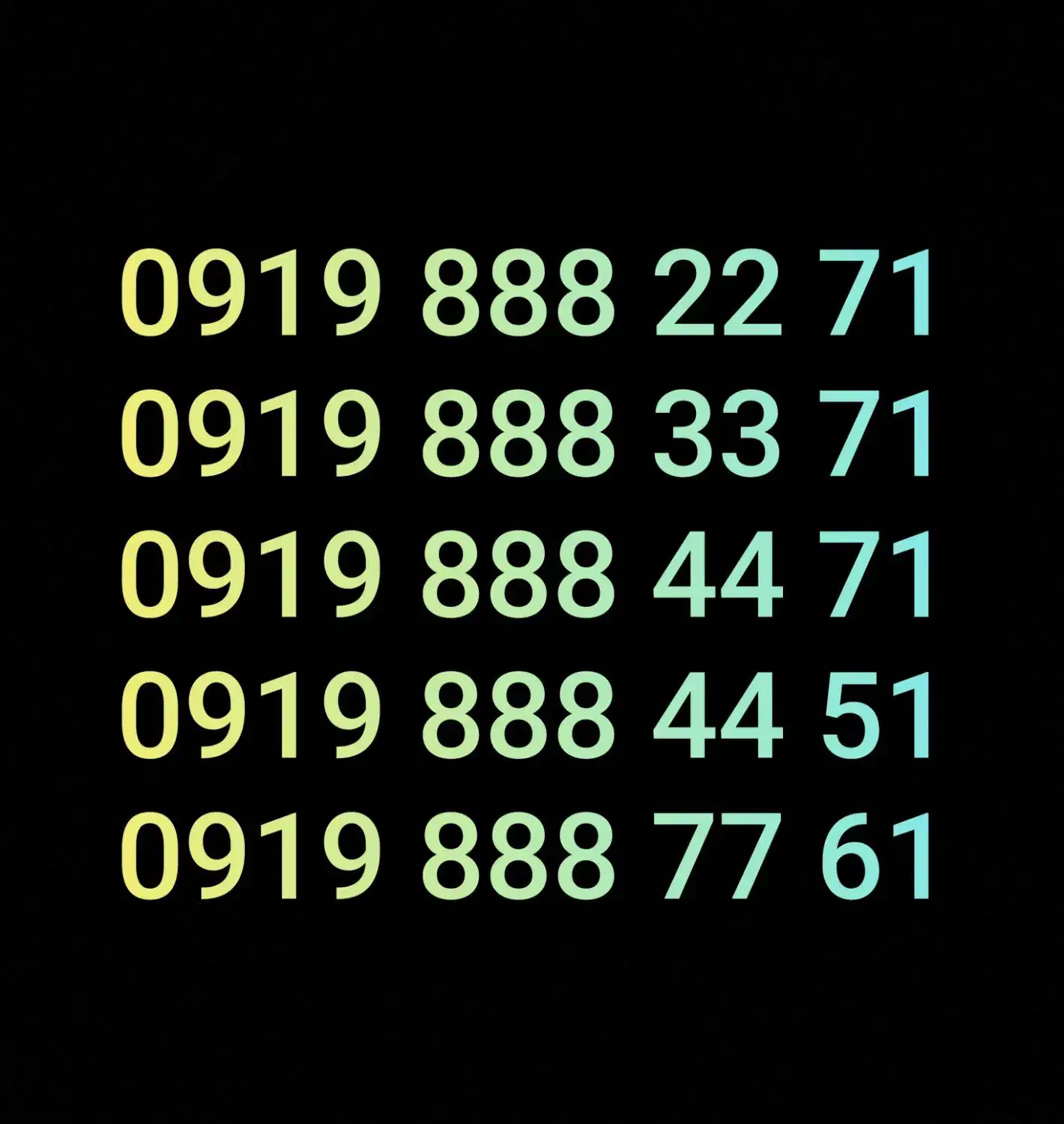 سیم کارت ۹۱۹ رند دائمی ۳۵ عدد مناسب شرکت ها|سیمکارت|تهران, قیطریه|دیوار