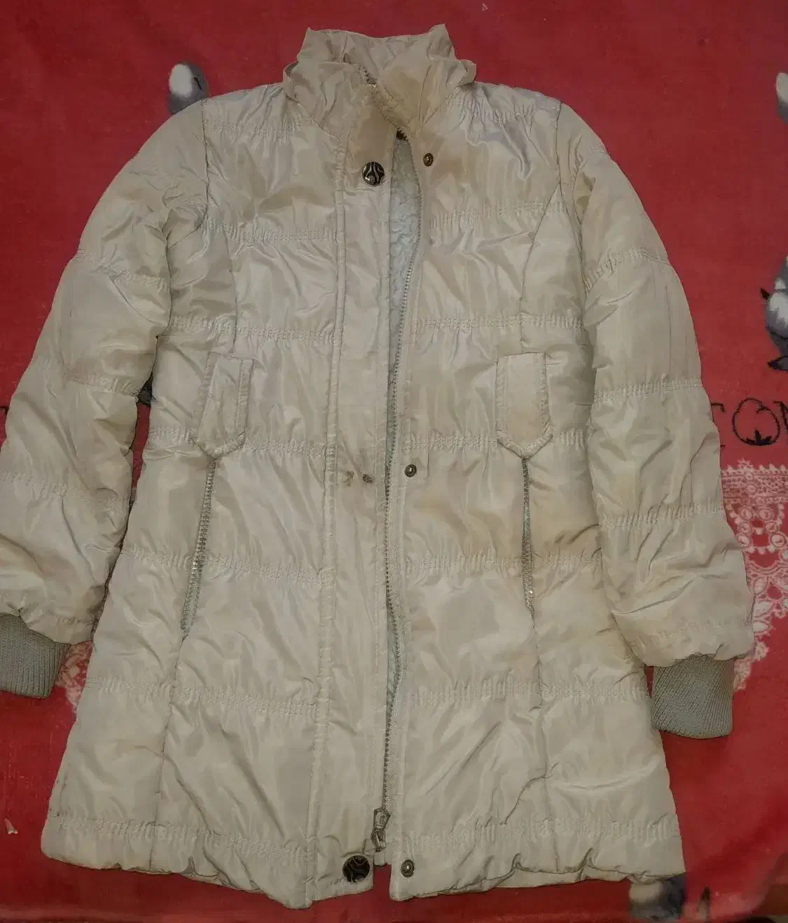 کاپشن کرمی قد ۶۵ آستین ۵۰|لباس|اسفندقه, |دیوار