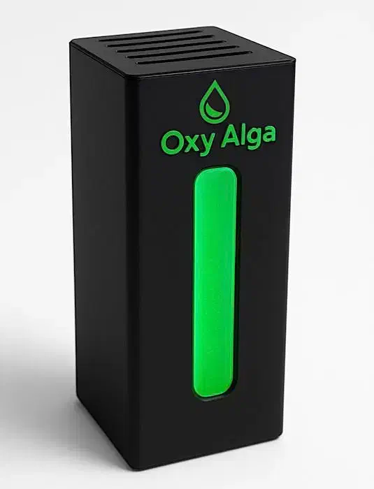 اوکسی آلگا oxy alga تسویه ی هوا و تولید اکسیژن|پنکه و تصفیه‌کنندهٔ هوا|شهریار, شهریار|دیوار