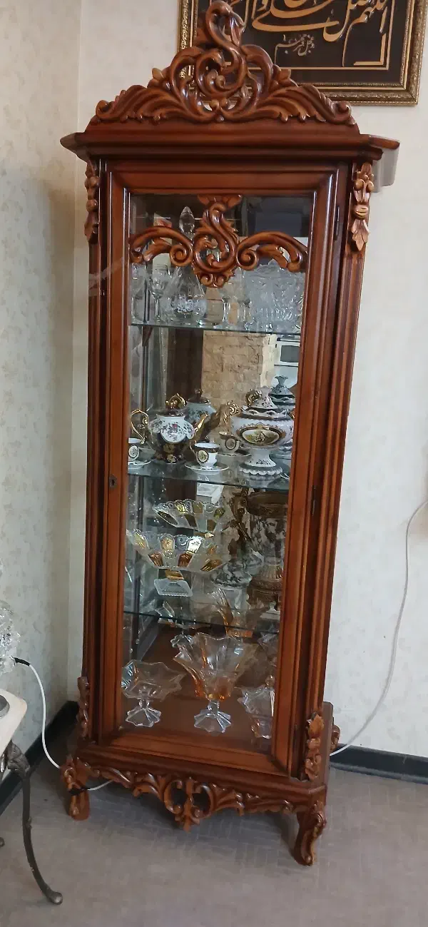 ویترین چوبی|بوفه، ویترین، کنسول|قم, زنبیل آباد|دیوار