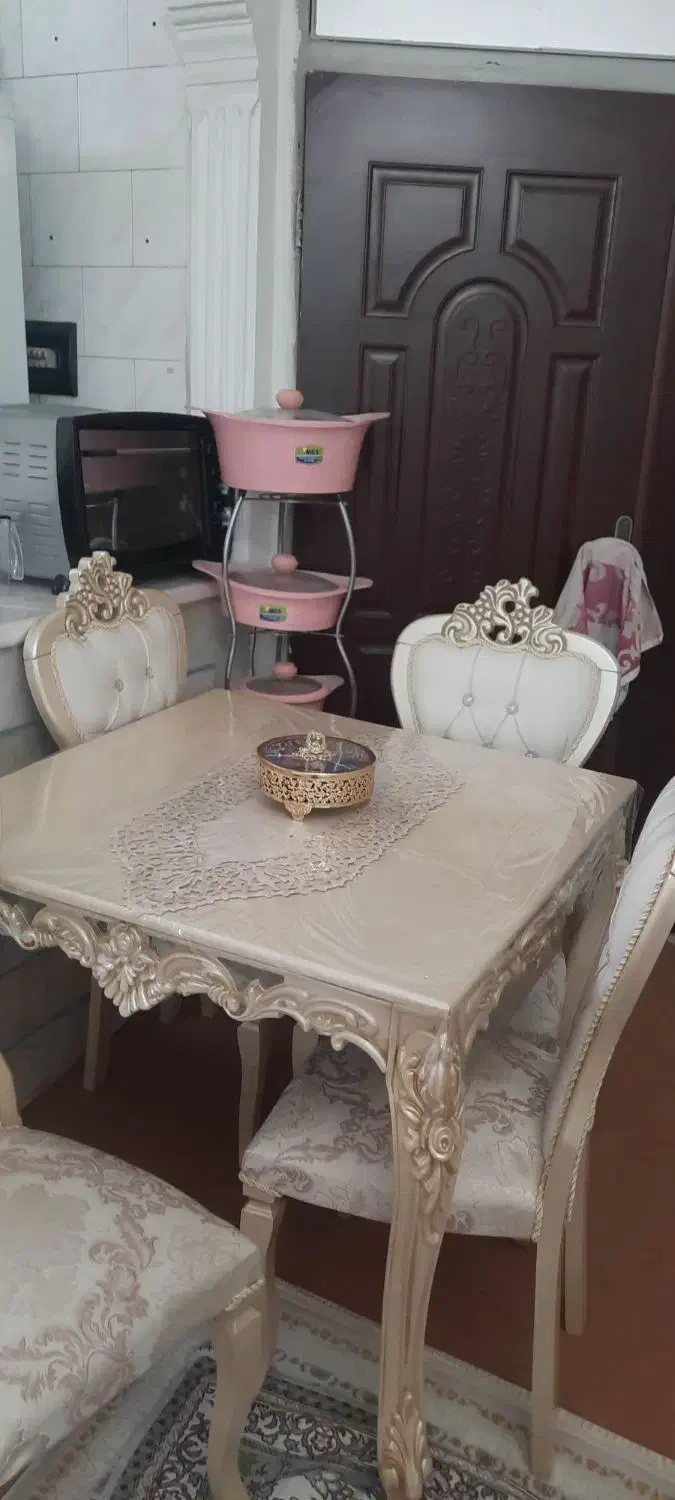 ست مبلمان چوب راش با ست غذاخوری|مبلمان خانگی و میز عسلی|اقبالیه, |دیوار