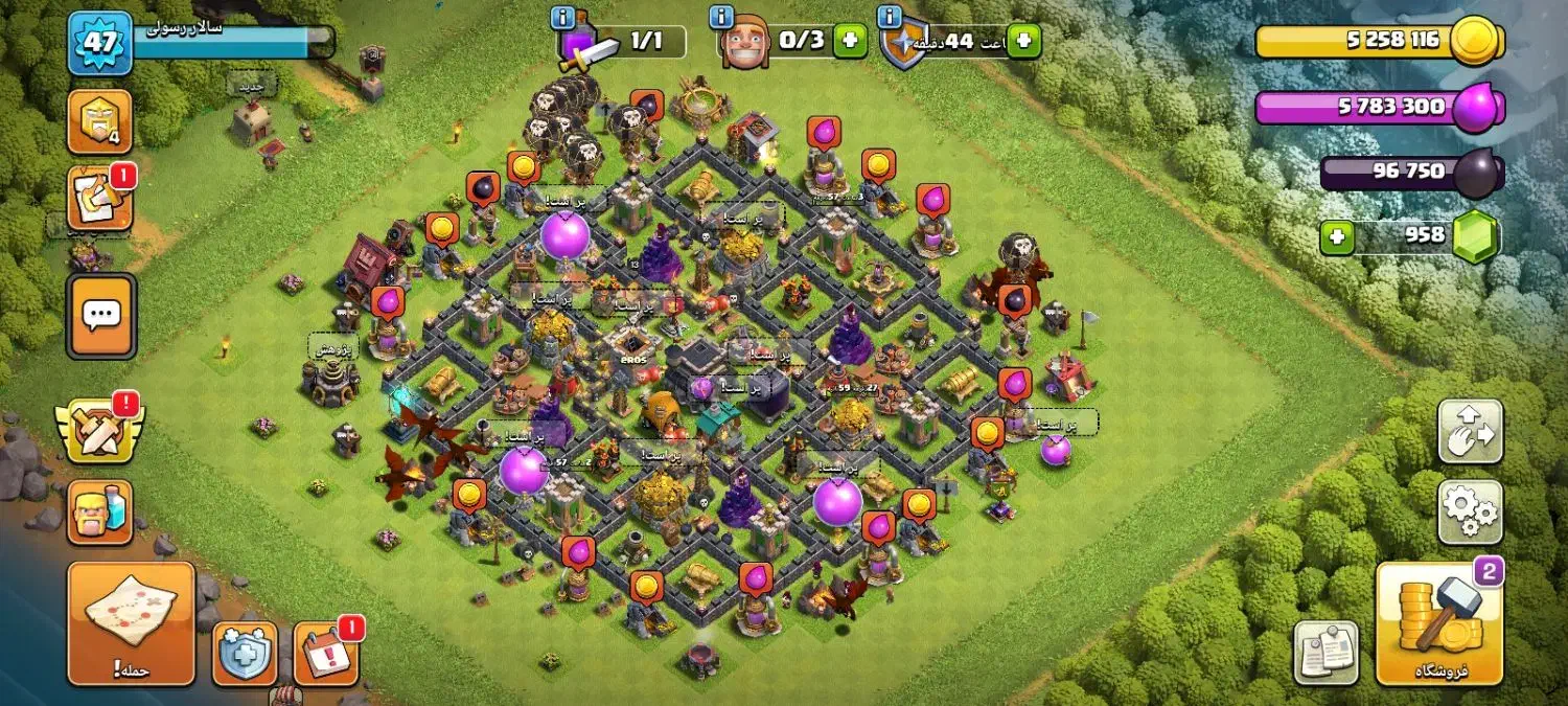 اکانت کلش آف کلنز|کنسول، بازی ویدئویی و آنلاین|مراغه, |دیوار