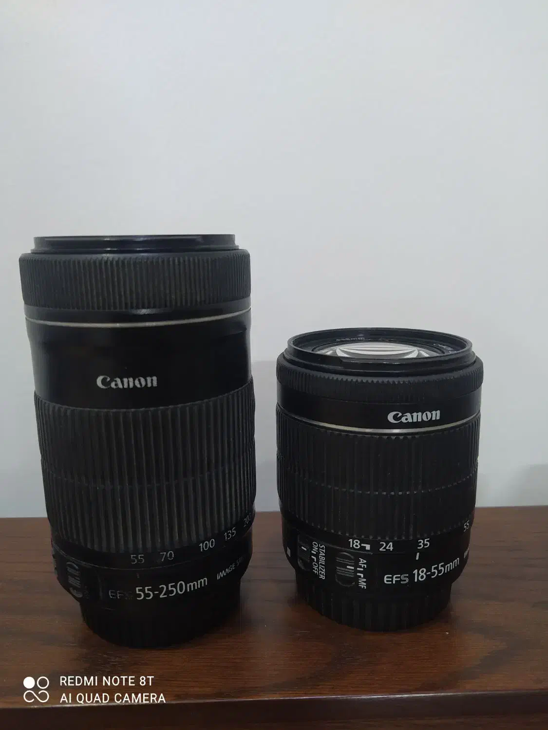 لنز کنون 55-250 و 18-55|دوربین عکاسی و فیلمبرداری|کیش, |دیوار