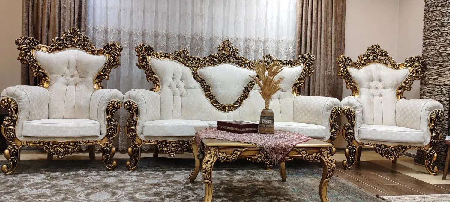 مبل سلطنتی|مبلمان خانگی و میز عسلی|سنندج, |دیوار