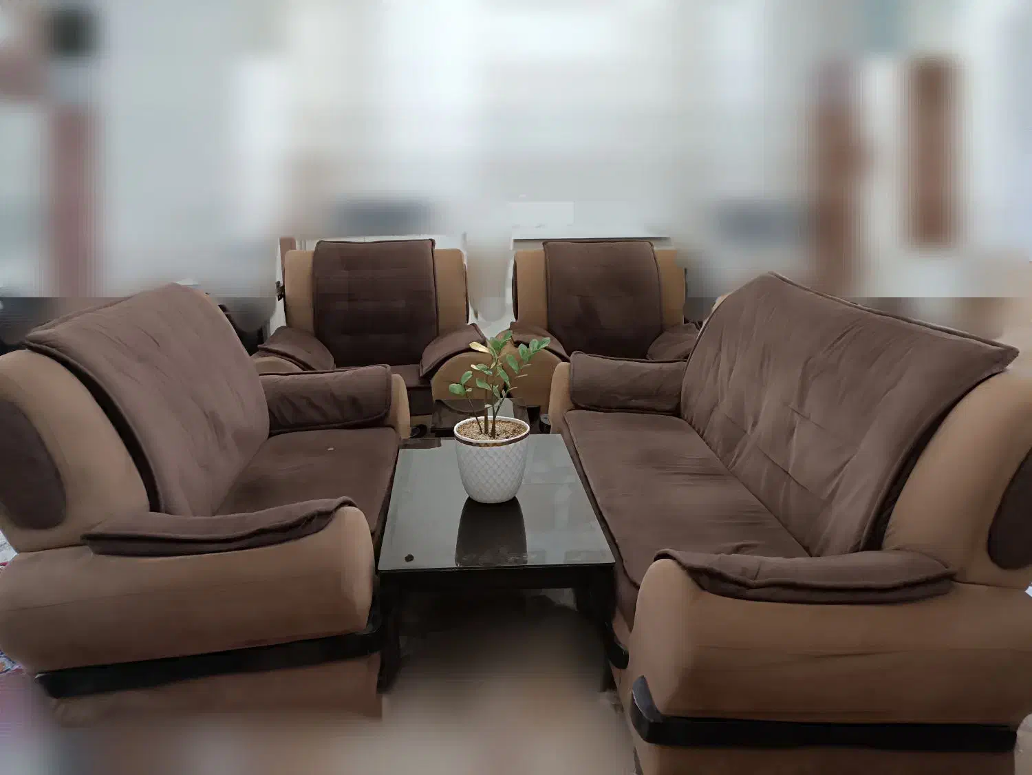 مبل راحتی با عسلی|مبلمان خانگی و میز عسلی|اسدآباد, |دیوار