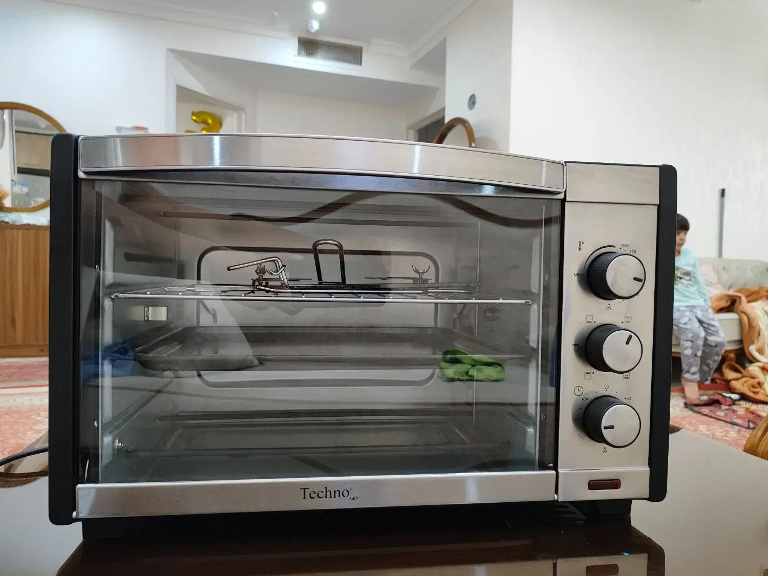 آون توستر تکنو مدل 351 سایز بزرگ 35 لیتر|اجاق گاز و لوازم برقی پخت‌وپز|مشکین‌دشت, |دیوار