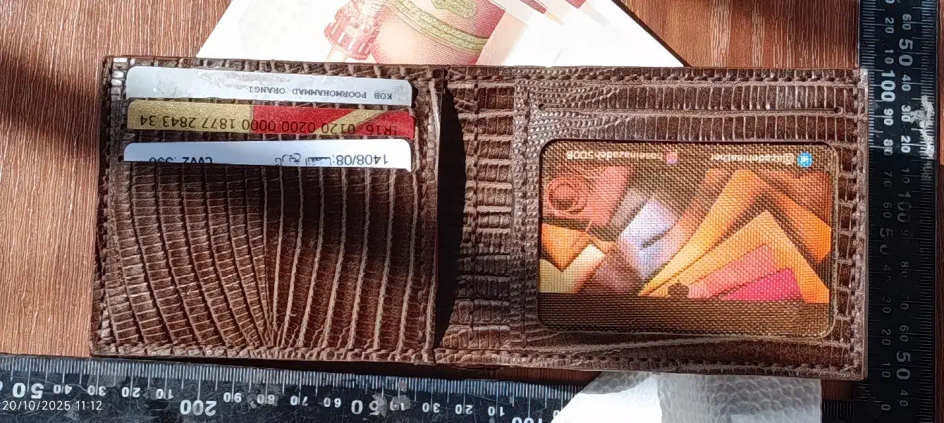 کیف پول چرم مردانه دستدوز|کیف، کفش، کمربند|باقرشهر, |دیوار