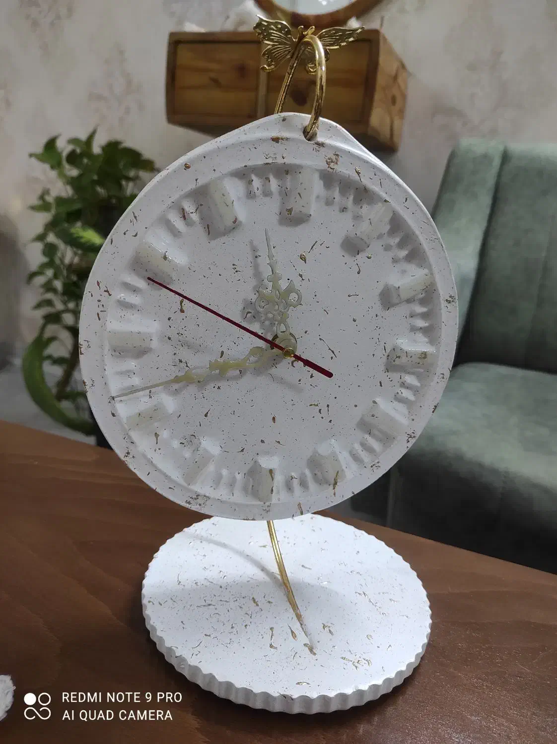 ساعت کار دست سنگ مصنوعی رنگ صدفی طلایی|ساعت|تهران, دهقان|دیوار