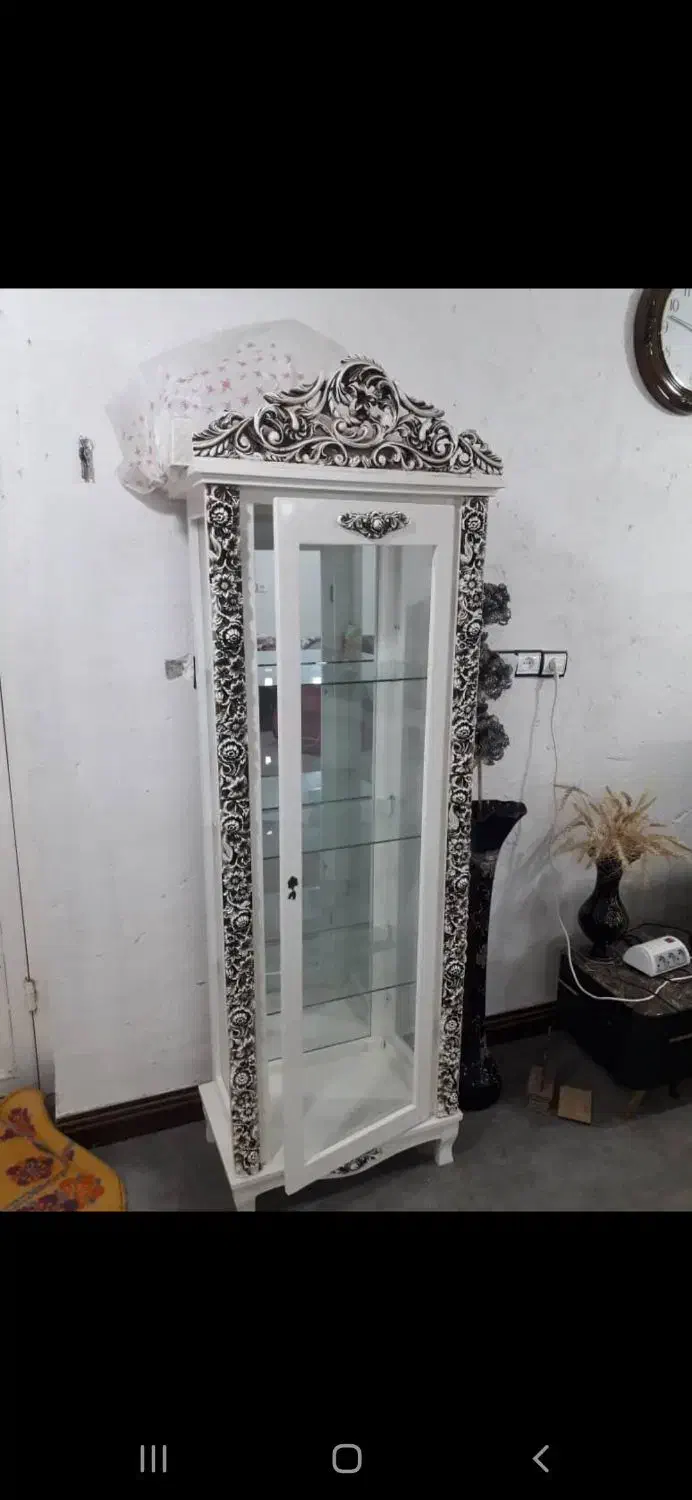 بوفه سفید|بوفه، ویترین، کنسول|برازجان, |دیوار