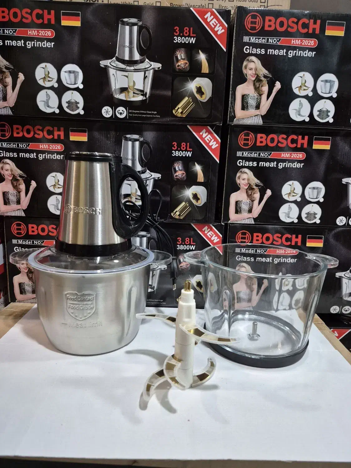 خردکن دوکاسه بوش تا آخر امشب به علت جمع آوری|خردکن، آسیاب، غذاساز|تبریز, |دیوار