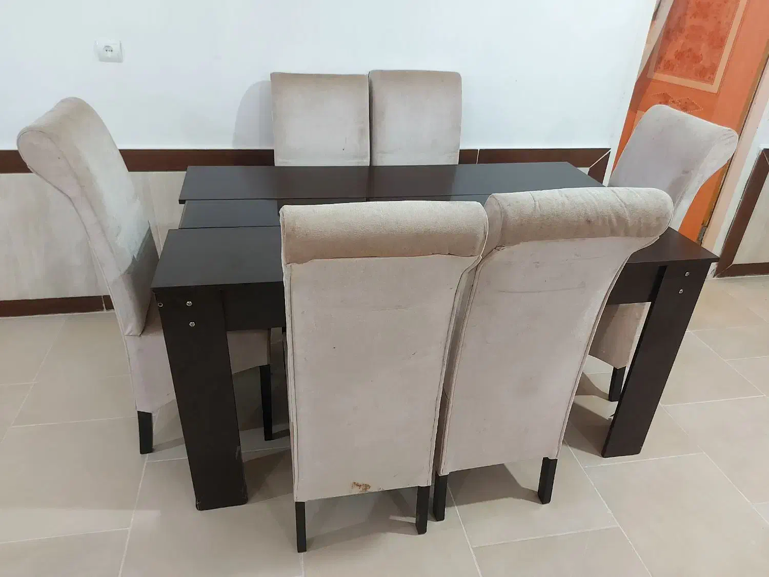 میز نهار خوری|میز و صندلی غذاخوری|الشتر, |دیوار