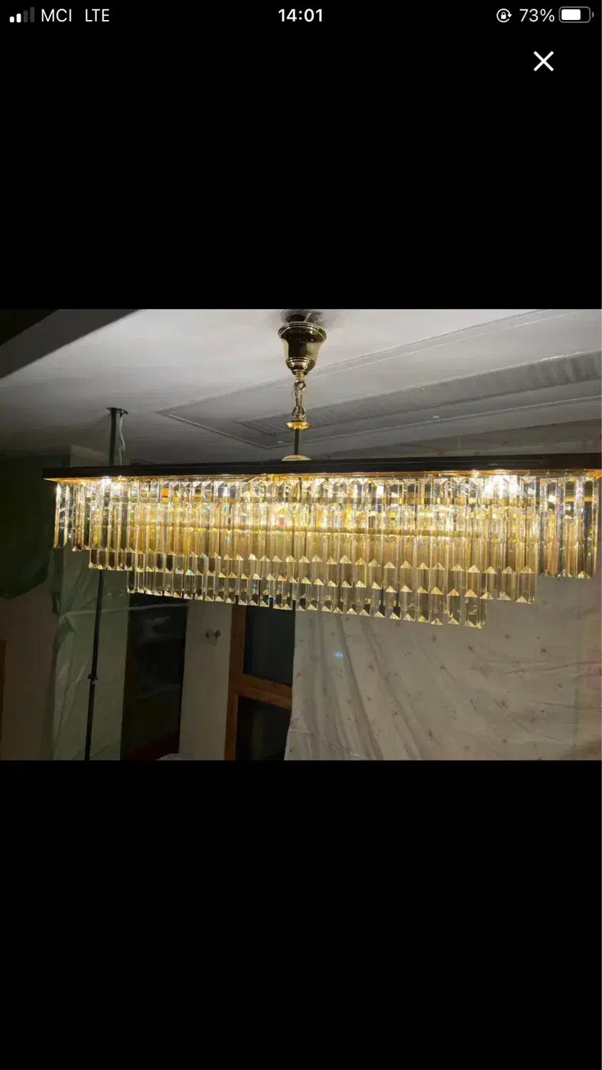 لوستر|لوستر و چراغ آویز|تالش, هشتپر|دیوار