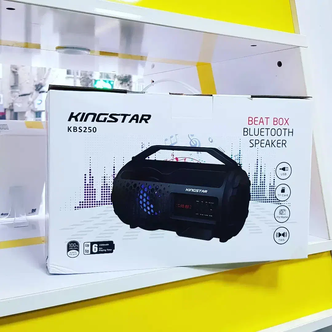 انواع اسپیکرهای بلوتوثی کینگ استار ( اقساطی )|پخشکننده همراه|خوی, |دیوار