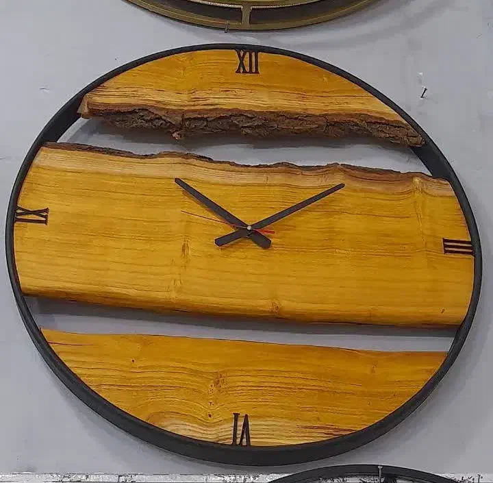 ساعت روستیک چوبی|ساعت دیواری و تزئینی|مشهد, کوشش|دیوار