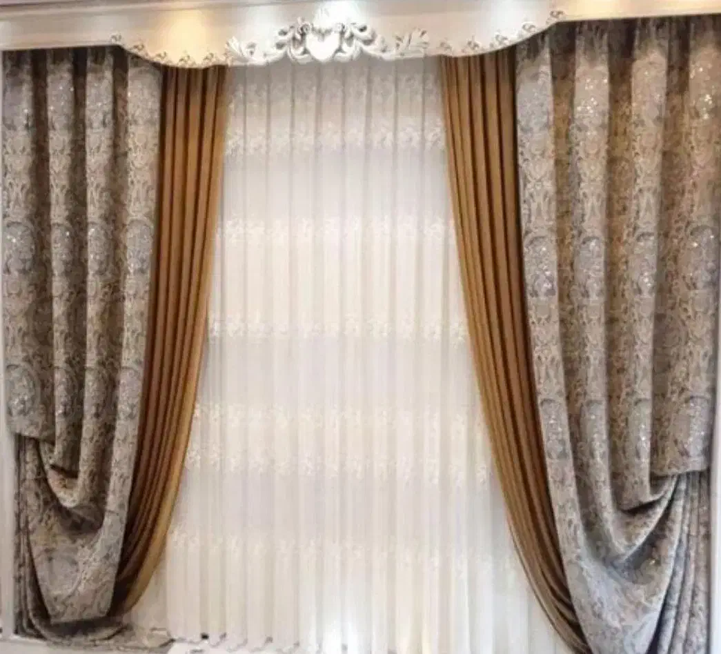 پرده دکورایتالیایی و هزارن طرح متنوع اقساط طولانی|پرده، رانر، رومیزی|تبریز, |دیوار