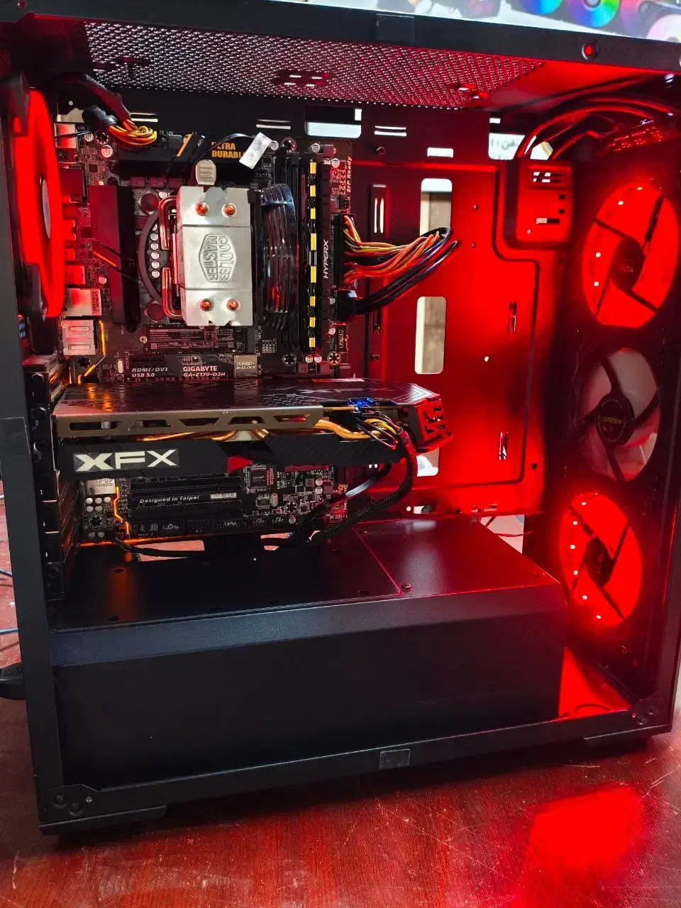 کیس گیمینگ نسل ۶ گرافیک 8 گیگ RX 580|رایانه رومیزی|تهران, فلسطین (میدان انقلاب)|دیوار