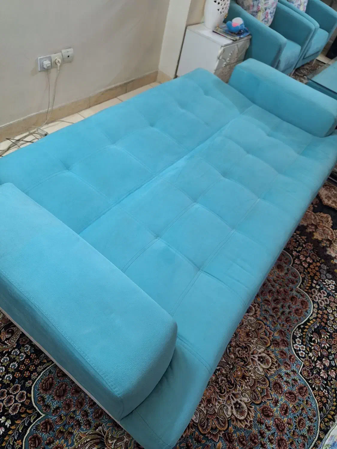 مبل تخت شو بسیار سالم ترکیه ای|مبلمان خانگی و میز عسلی|رباط‌کریم, رباط‌کریم|دیوار