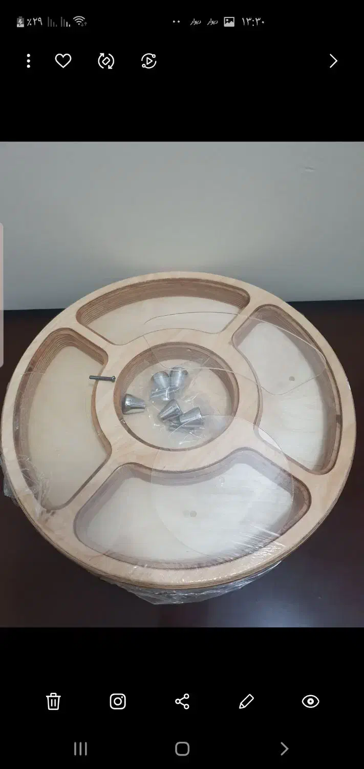 ست ظرف چوبی|ظروف سرو و پذیرایی|شاهینشهر, مخابرات (شهید بهشتی)|دیوار