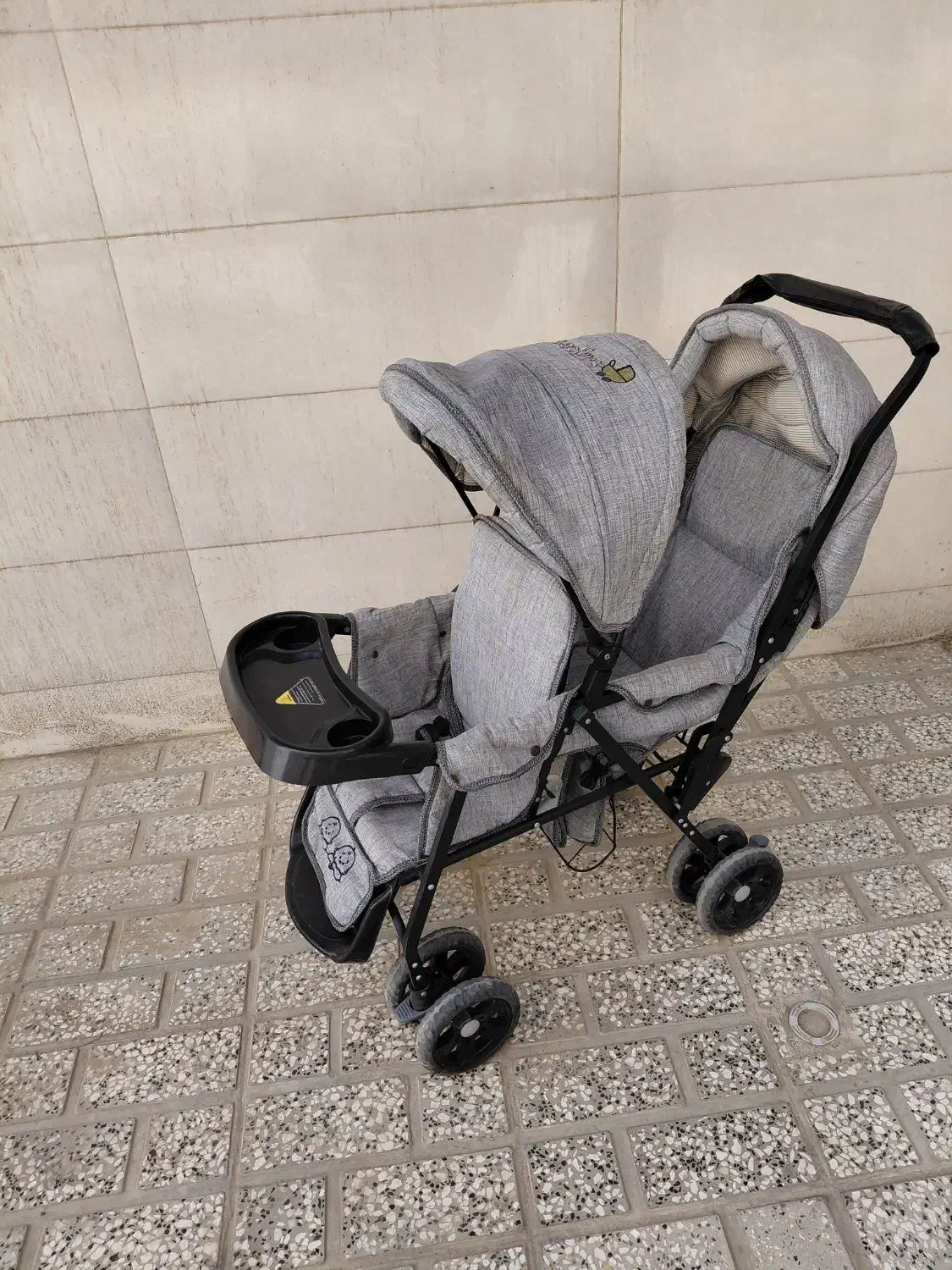 کالسکه کودک دوقلویی|کالسکه و لوازم جانبی|گنبد کاووس, |دیوار