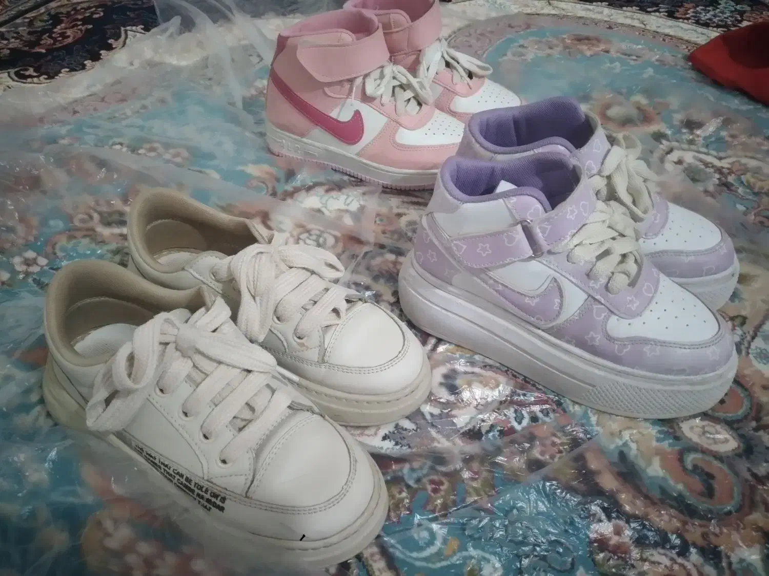 ۳عدد کفش در نو|کفش و لباس بچه|اهر, |دیوار