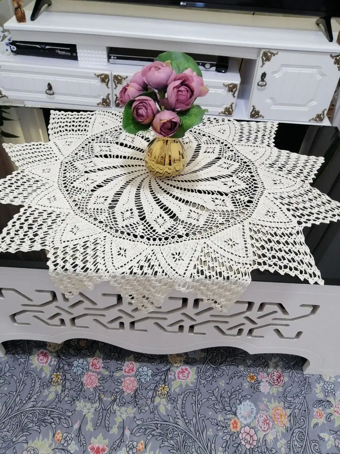 رو میزی طرح خورشید|روفرشی|قدس, شهر‌قدس|دیوار