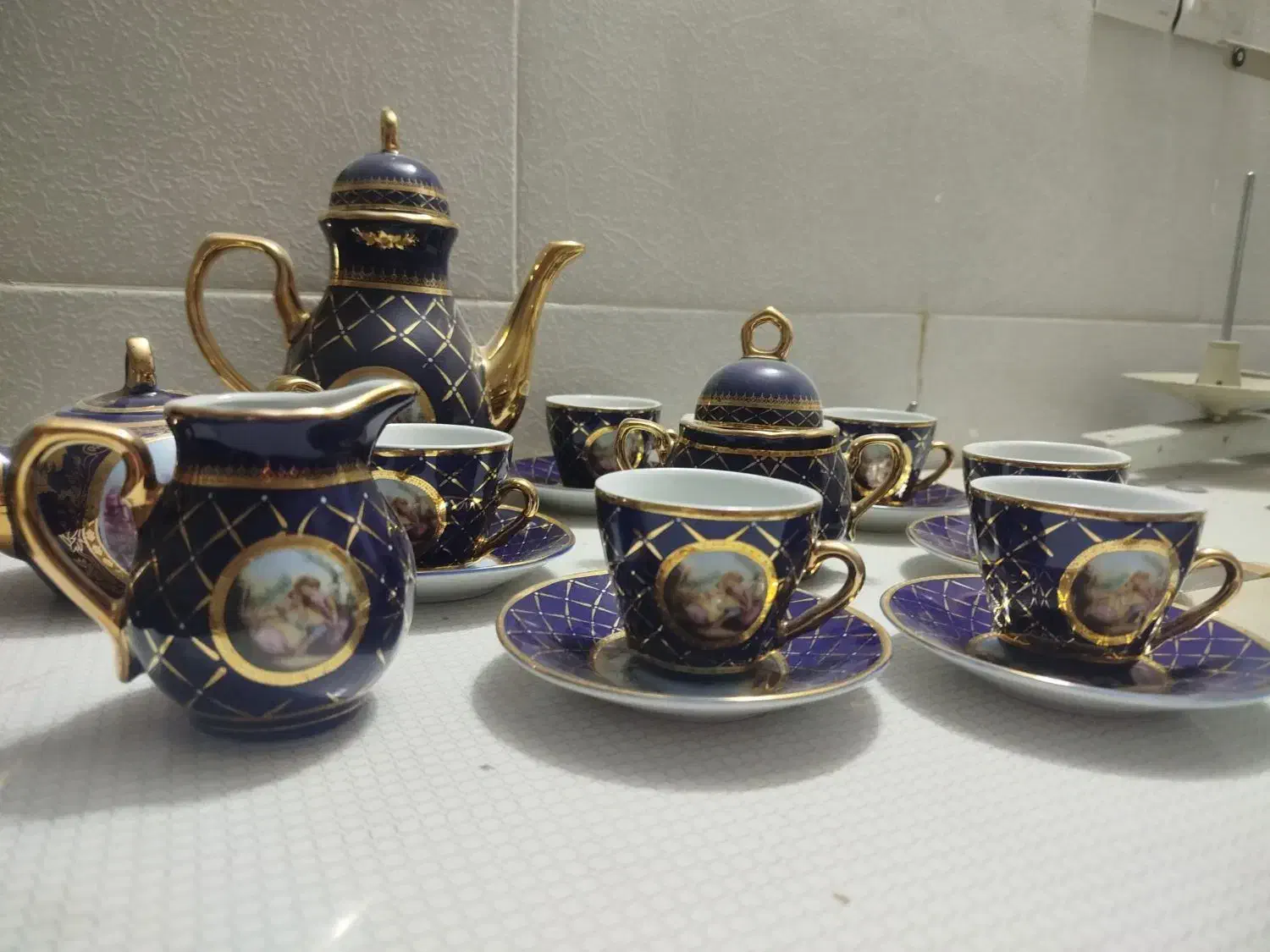 سرویس سورمه ای|صنایع دستی و سایر لوازم تزئینی|یزد, |دیوار