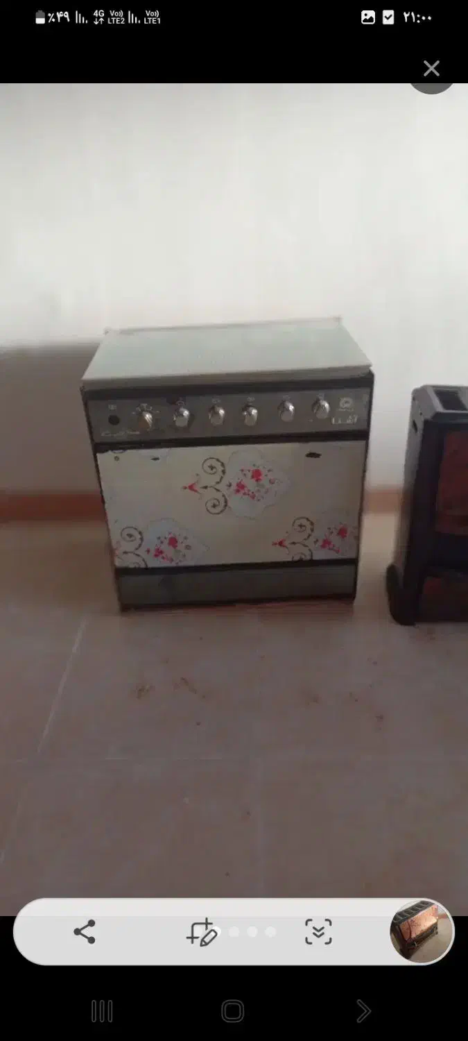 گاز بخاری سینک به فروش میرسد بدون تعمیر تمیزن|اجاق گاز و لوازم برقی پخت‌وپز|امیدیه, |دیوار