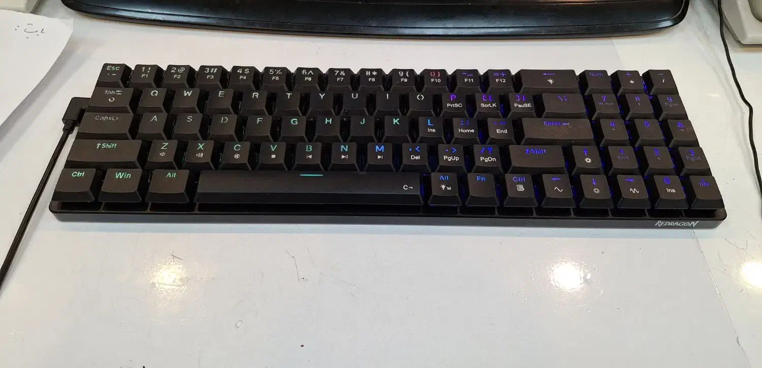 کیبورد رد دراگون redragon k626 مکانیکی|قطعات و لوازم جانبی رایانه|تهران, کرمان|دیوار