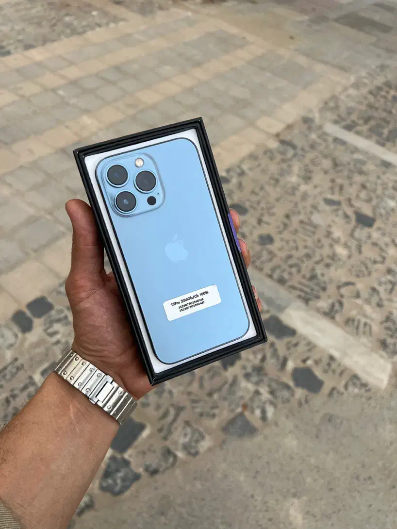 13pro 256/CH Blue %100|موبایل|یزد, |دیوار